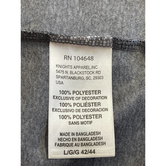 Champion University of Arkansas Short Sleeved Shirt in gray. Size L - Picture 4 of 5